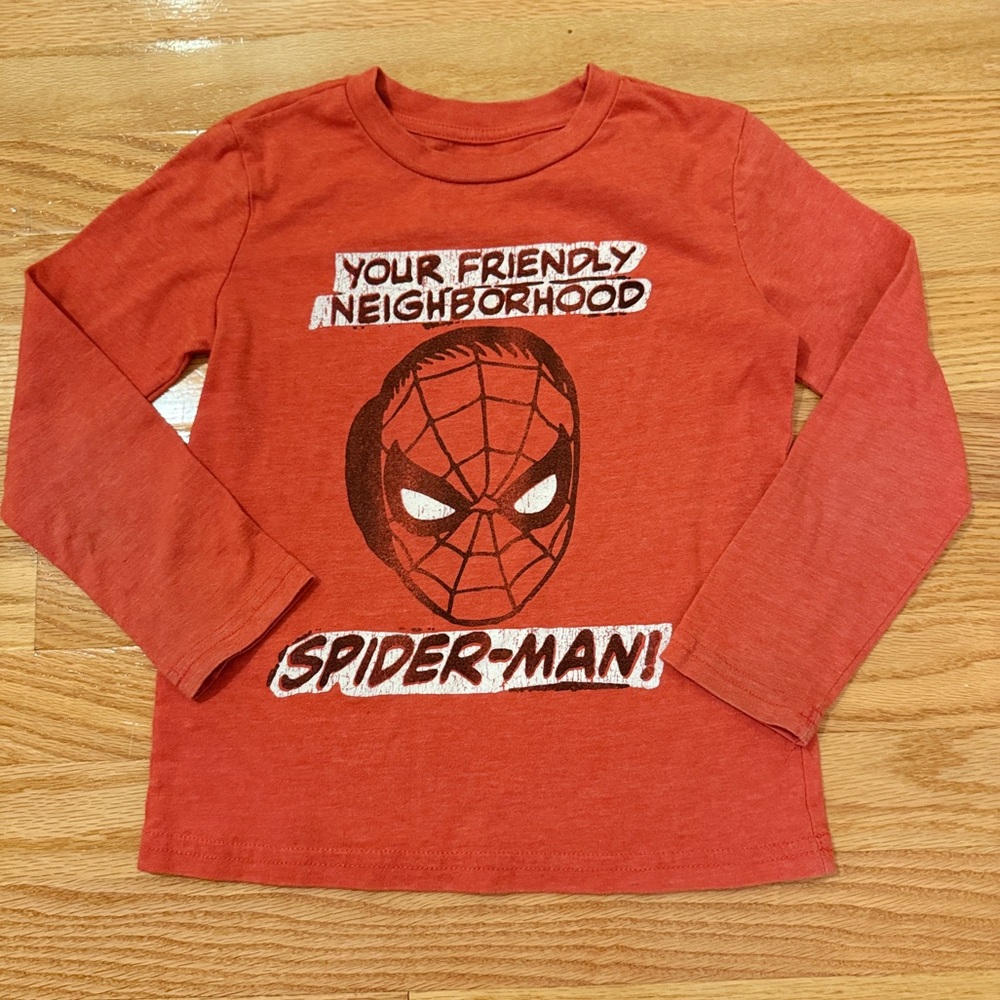 Long Sleeve Spider Man Shirt